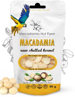 Orzechy Makadamia premium łuskane bez soli 150 g