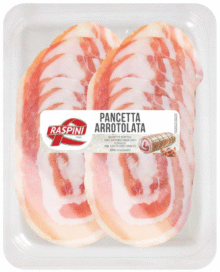 Pancetta plastry Raspini 110 g