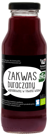Zakwas BIO buraczany Folwark 300 ml