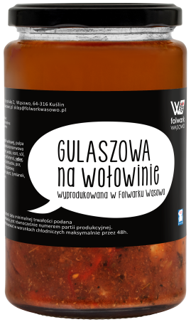 Zupa gulaszowa na wołowinie Folwark 750 ml