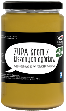 Zupa krem z kiszonych ogórków Folwark 750 ml
