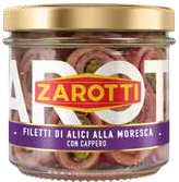Anchois filety z kaparami w oleju Zarotti 110 g