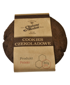 Ciastko Cookies Czekoladowe 80 g Słodzone Miodem