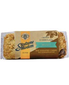 Ciastko Musli z czekoladą 60 g Słodzone Miodem