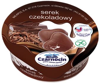 Serek Czekoladowy 11% czekolady 125 g Czarnocin