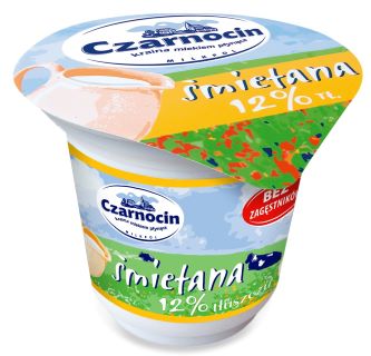 Śmietana 12% 250 g Czarnocin