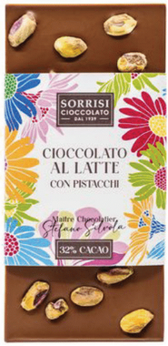 Czekolada mleczna z całymi pistacjami 80 g