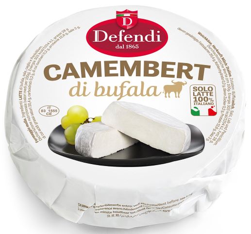 Ser bawoli Camembert di Bufala Defendi 250 g