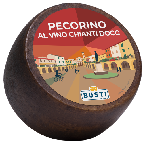 Ser owczy Pecorino z winem Chianti DOCG 1 kg